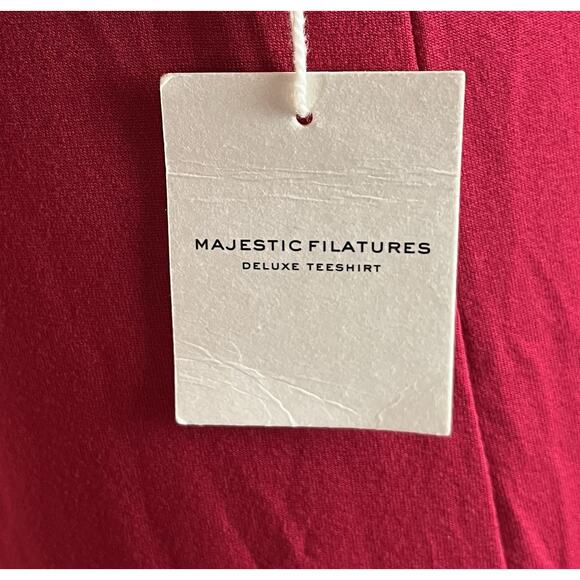 Majestic Filatures Turtleneck Deluxe Teeshirt Dress Pink Rose Passion Size 1 NEW - Picture 7 of 9